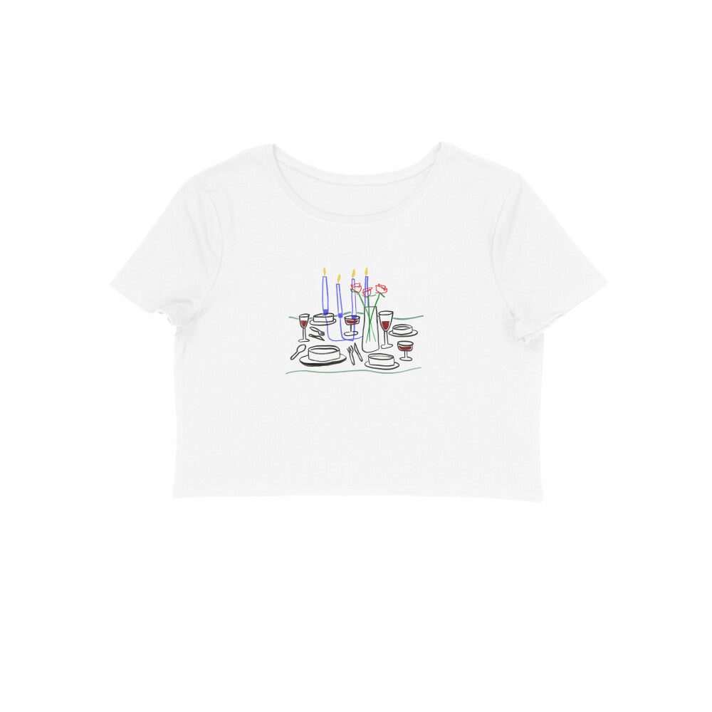 Candle light dinner- Baby Tee