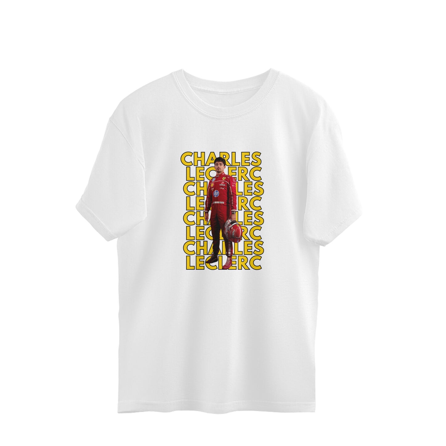 Charles Leclerc Ferrari- Oversized Tee