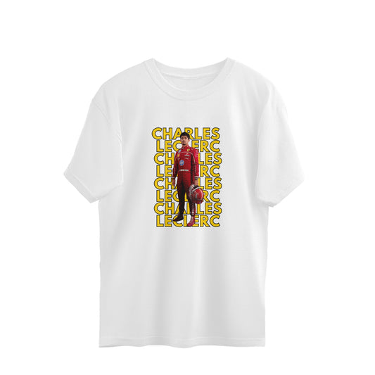 Charles Leclerc Ferrari- Oversized Tee